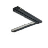 Track48 Eckleuchte vertikal schwarz, 20W, 120°, 48V DC, 3000K,CRI90, Line+