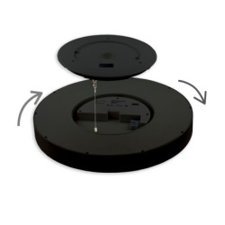 LED Hängeleuchte UGR unter 19 2H, schwarz, 60W|70W, IP42, DN800, 2700|3000|4000K, dimmbar, exkl. Kabel