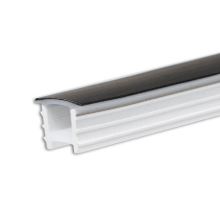 FLEX-COVER10 Twist+Bend, Silikon, schwarz, 5% Transm., 5m Rolle