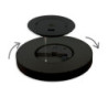 LED Hängeleuchte UGR unter 19 2H, schwarz, 80W|100W, IP42, DN1000, 2700|3000|4000K, dimmbar, exkl. Kabel