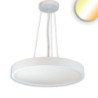 LED Hängeleuchte UGR unter 19 2H, weiß, 80W|100W, IP42, DN1000, 2700|3000|4000K, dimmbar, exkl. Kabel