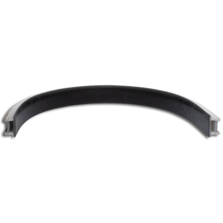 FLEX-COVER16 Twist+Bend, Silikon, schwarz, 5% Transm., 20m Rolle