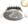 LED Einbaustrahler Vario-68 mit PIR-Sensor 6W, 60°, 2700|3000|4000|6000K, IP65, CRI90, chrom