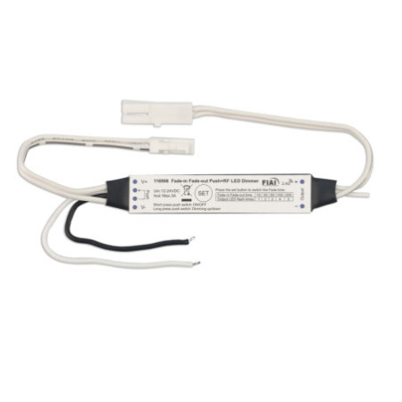 Sys-Pro Push/Funk Mini Soft-On PWM-Dimmer MiniAMP, 12-24V DC, 3A