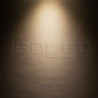 LED Einbaustrahler PC68 IP44, brushed, 5W, 38°, warmweiß, 3 Stufen dimmbar, korrosionsbeständig