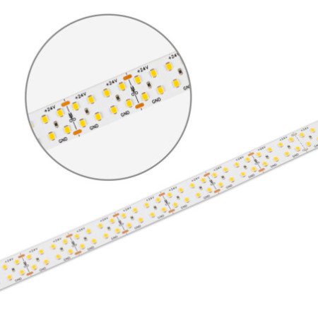 LED CRI940 Flexband, 24V DC, 30W, 160lm/W, zweireihig, IP20, 4000K, 5m Rolle, 240 LED/m