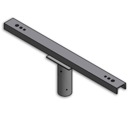 Traverse mit Zopfmaß 76mm für 2 Flutlichter