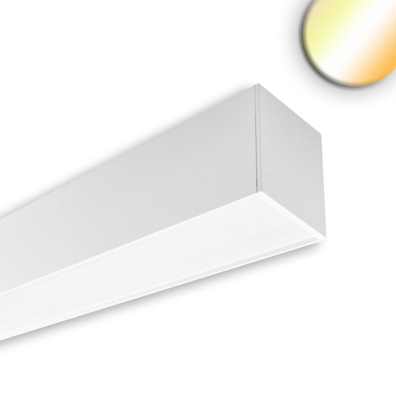 LINKLINE50 LED Aufbau/Hängeleuchte, 120cm, 30W, UGR unter 19 2H|2H, weiß, 3000|4000K, DALI dimmbar