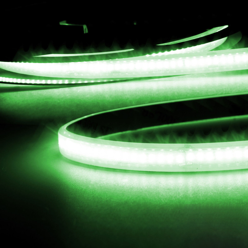 LED AQUA CRI9G Linear 48V Flexband, 8W, IP68, grün, 30m Rolle, 240 LED/m