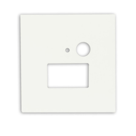 Cover Aluminium eckig 3 weiß, für Wandeinbauleuchte Sys-Wall68 mit PIR Sensor