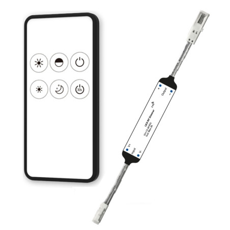 Sys-Pro Funk PWM-Dimmer MiniAMP inkl. Fernbedienung, 12-24V DC, 3A
