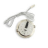 LED Möbeleinbaustrahler MiniAMP silber, 2W, 24V DC neutralweiß 4000K, dimmbar