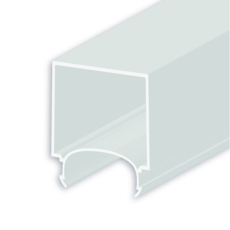 Abdeckung COVER63 opal+, U-Form für Profil LAMP30 V1+V2, 300cm