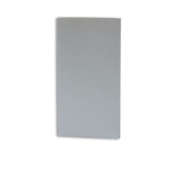 Endkappe EC113 silber für LAMP30 V1+V2 mit U-COVER63, 2 Stück, mit Lichtfalle