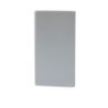 Endkappe EC113 silber für LAMP30 V1+V2 mit U-COVER63, 2 Stück, mit Lichtfalle