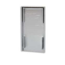 Endkappe EC113 silber für LAMP30 V1+V2 mit U-COVER63, 2 Stück, mit Lichtfalle