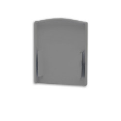 Endkappe EC114 silber für LAMP30 V1+V2, 2 Stück, mit Lichtfalle