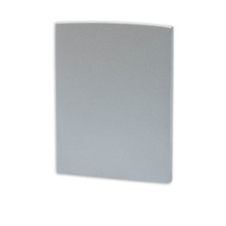 Endkappe EC115 silber für LAMP40, 2 Stück, mit Lichtfalle