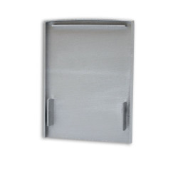 Endkappe EC115 silber für LAMP40, 2 Stück, mit Lichtfalle