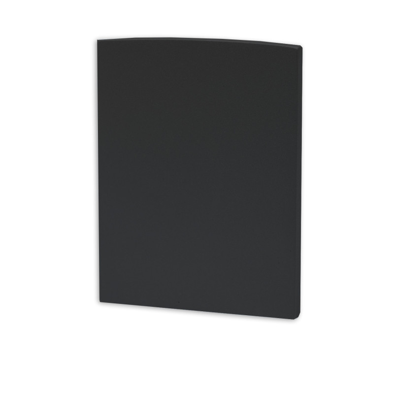 Endkappe EC115 schwarz für LAMP40, 2 Stück, mit Lichtfalle