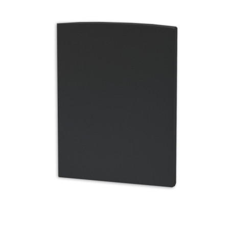 Endkappe EC115 schwarz für LAMP40, 2 Stück, mit Lichtfalle