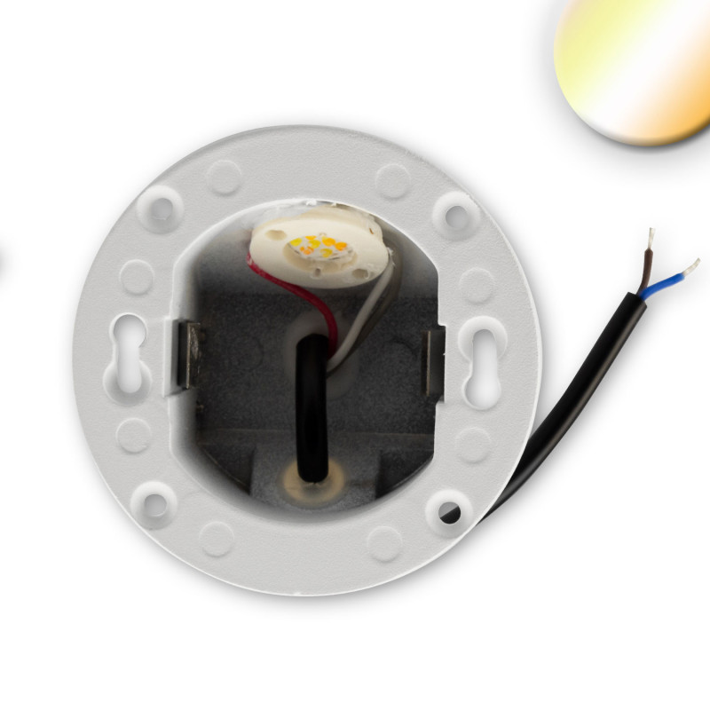 LED Wandeinbauleuchte Sys-Wall68 230V, 3W, ColorSwitch 3000|4000|6000K, inkl. Dose/exkl. Cover
