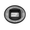 Cover Aluminium rund 2 schwarz für Sys-Wall68