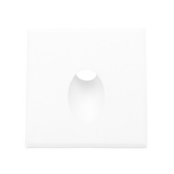 Cover Aluminium eckig 1 weiß für Sys-Wall68