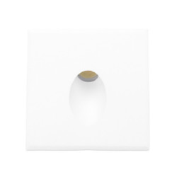 Cover Aluminium eckig 1 weiß für Sys-Wall68