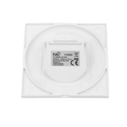 Cover Aluminium eckig 1 weiß für Sys-Wall68