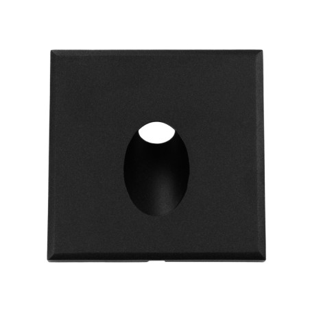 Cover Aluminium eckig 1 schwarz für Sys-Wall68