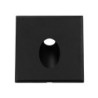 Cover Aluminium eckig 1 schwarz für Sys-Wall68