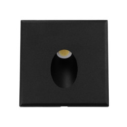 Cover Aluminium eckig 1 schwarz für Sys-Wall68