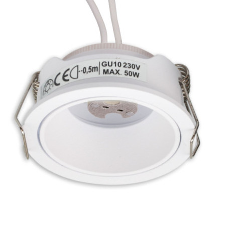 Einbaurahmen für MR11/GU10 Mini Spots, rund, weiß