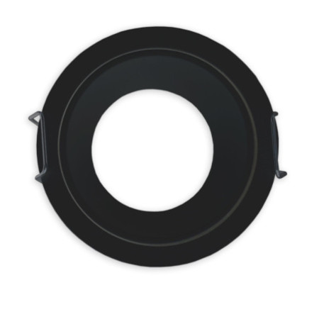 Einbaurahmen für MR11/GU10 Mini Spots, rund, schwarz
