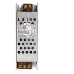 LED Trafo 24V/DC, 0-100W, Gitter, flach