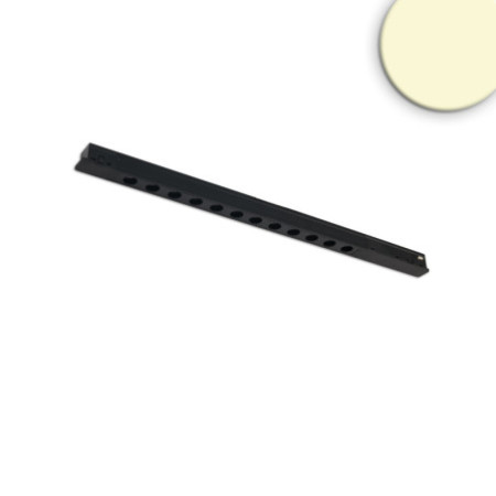 Track48 Leuchte Mini Raster, schwarz, 34cm, 12W, 36°, UGR unter 19, 48V DC, 3000K, CRI90