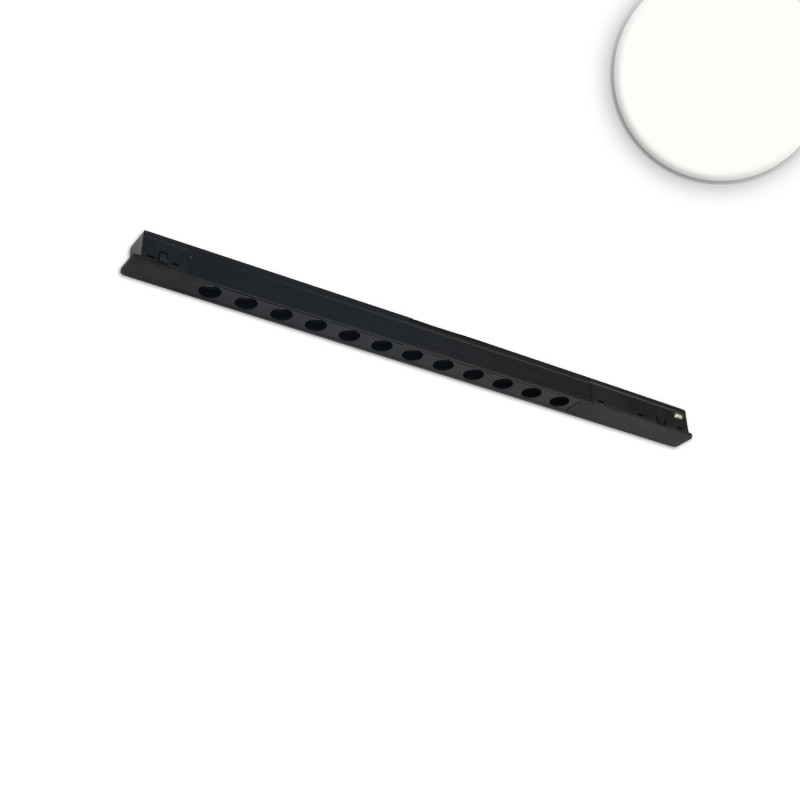 Track48 Leuchte Mini Raster, schwarz, 34cm, 12W, 36°, UGR unter 19, 48V DC, 4000K, CRI90