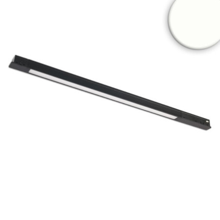 Track48 Leuchte Mini Linear, schwarz, 42cm, 10W, prismatisch, 48V DC, 4000K, CRI90