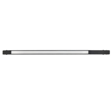 Track48 Leuchte Mini Linear, schwarz, 42cm, 10W, prismatisch, 48V DC, 4000K, CRI90
