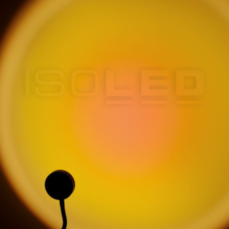 Track48 Leuchte Sunglow flexible schwarz 5,5W, 160°, 48V DC, 2000K, DALI dimmbar