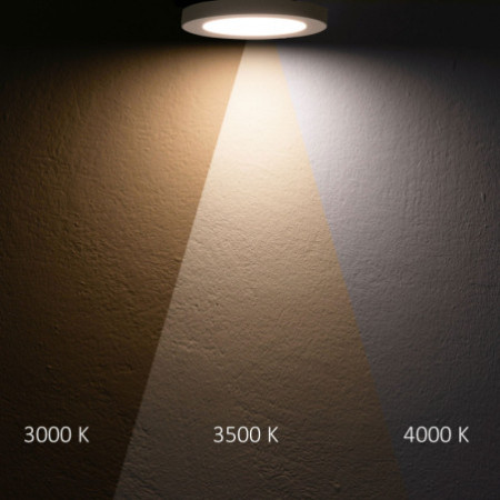 LED Aufbau/Einbauleuchte Flex Pro DN235, 16W, weiß, 120lm/W, 3000|3500|4000K, dimmbar