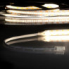 LED CRI930 MiniAMP Flexband, 12V DC, 6W, IP20, 3000K, 500cm, beids. 30cm Kabel + maleAMP, 300 LED/m