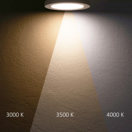 LED Aufbau/Einbauleuchte Flex Pro DN300, 22W, weiß, 120lm/W, 3000|3500|4000K, dimmbar