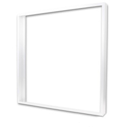 Aufbaurahmen weiß RAL 9016 für LED Panel 625x625