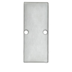 Endkappe EC90 Aluminium eloxiert für Profil HIDE DOUBLE inkl. Schrauben