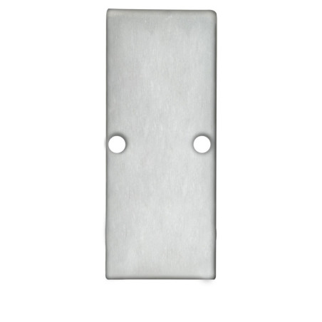 Endkappe EC90 Aluminium eloxiert für Profil HIDE DOUBLE inkl. Schrauben