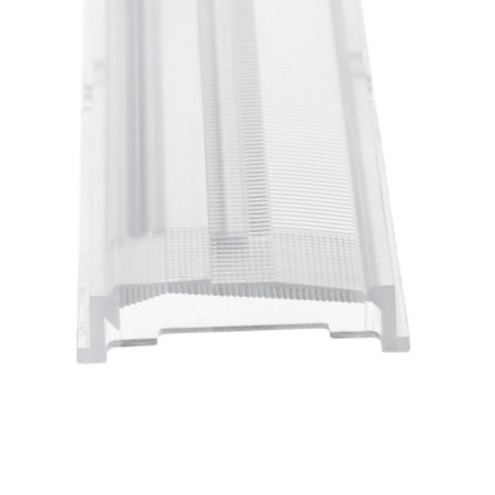 Einschubcover 25° Linse asymmetrisch für 3-Phasen Linearleuchte prismatisch, 120cm