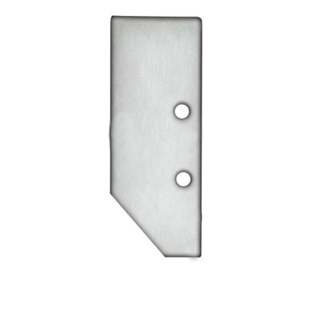 Endkappe EC92 Aluminium eloxiert für Profil HIDE ASYNC inkl. Schrauben
