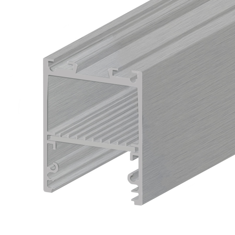 LED Leuchtenprofil LAMP30 V2 Aluminium silber pulverbeschichtet, 200cm